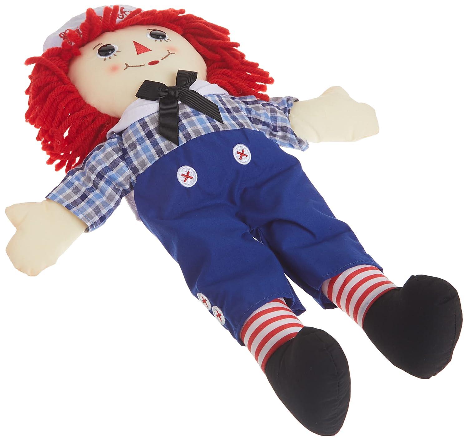 Aurora World Raggedy Andy Classic Doll, 16 Inches, Stuffed Doll
