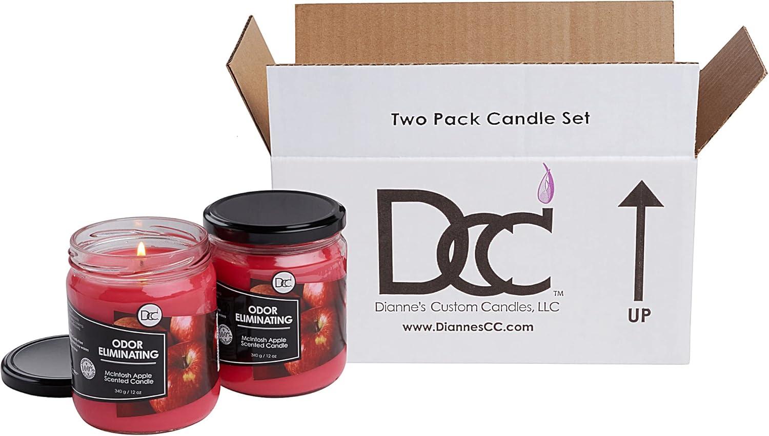 Fresh Linen Odor Eliminating Highly Fragranced Candle - Eliminates 95% of Pet, Smoke, Food, and Other Smells Quickly - Up to 80 Hour Burn time - 12 Ounce Premium Soy Blend