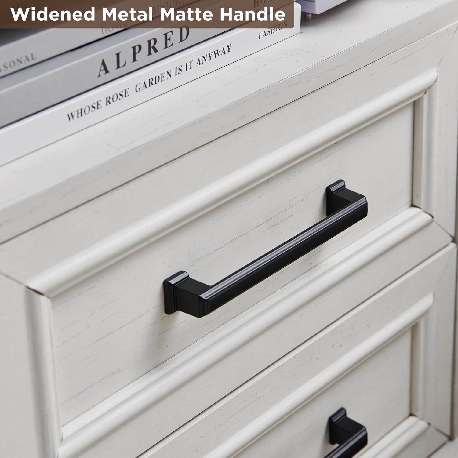 18" Farmhouse Nightstand with Charging Station, End Table with 2 Drawers Storage for Bedroom, Living Room, White