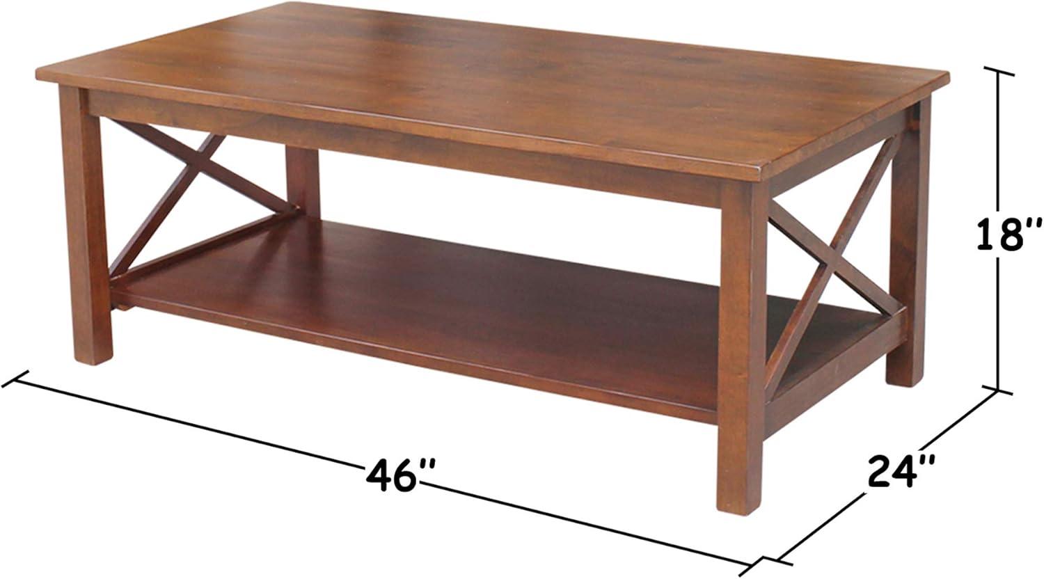 International Concepts  Hampton Coffee Table  Espresso