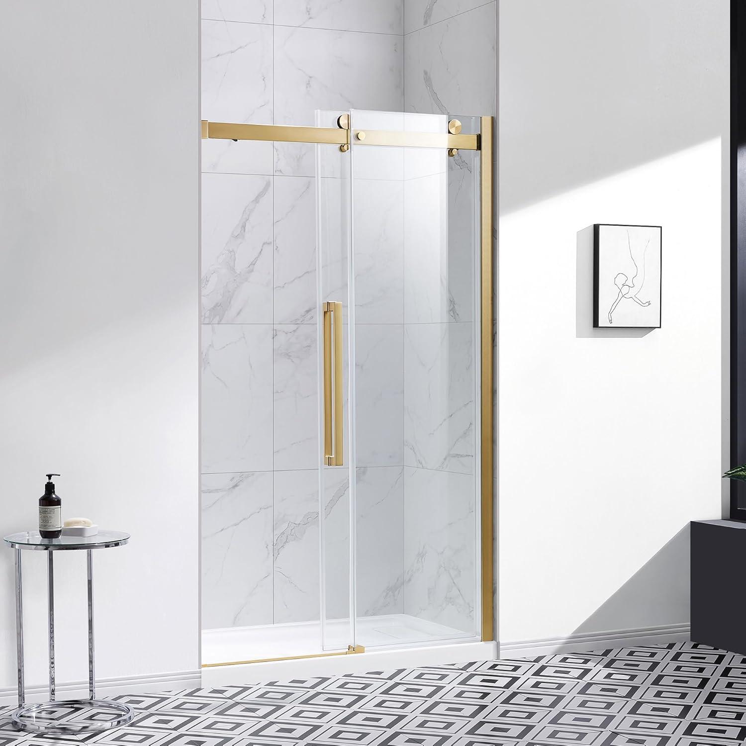 OVE Decors Bel Soft Close 2-Piece 32" x 48" x 81" Base/Door Rectangular Alcove Shower Kit