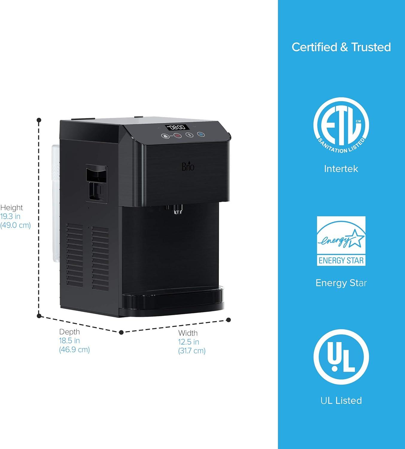 Brio Brio Countertop Bottleless Electric Filtered Water Dispenser