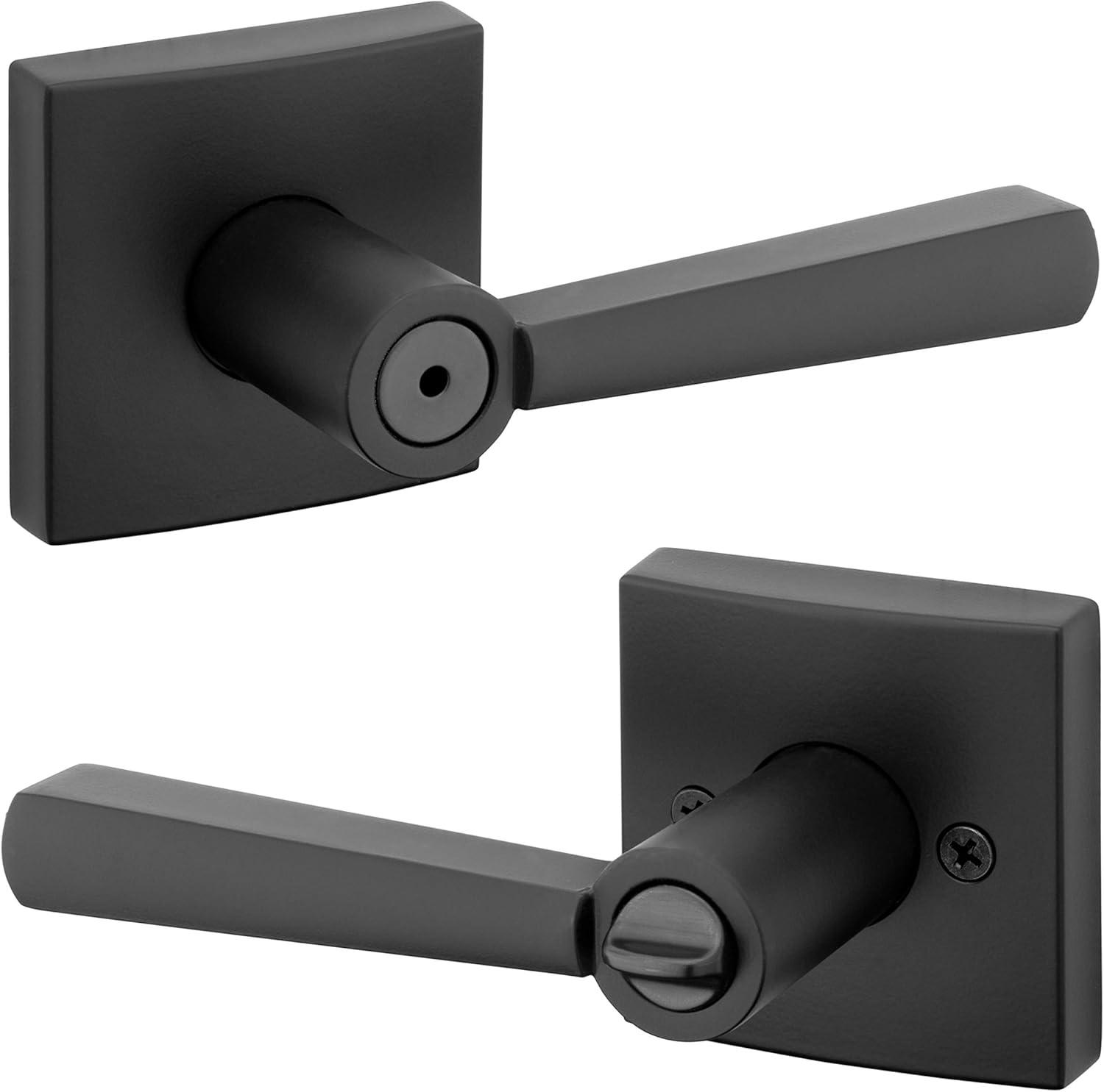 Baldwin 353Spl-Sqr Spyglass Privacy Door Lever Set
