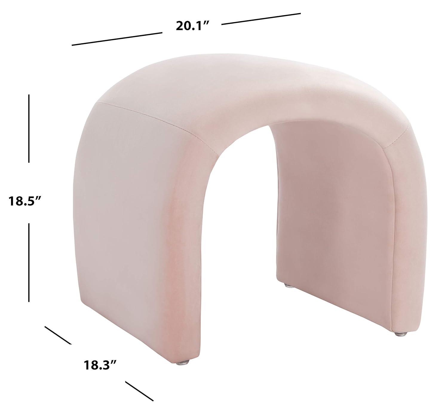 Kibo Ottoman - Light Pink - Safavieh