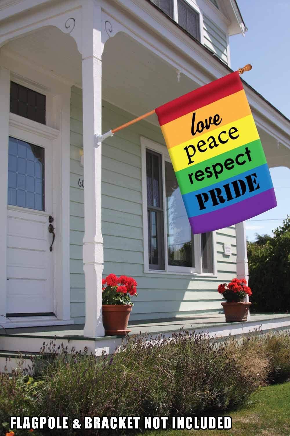 Toland Home Garden Pride LGBTQIA+ Pride Flag Double Sided 28x40 Inch