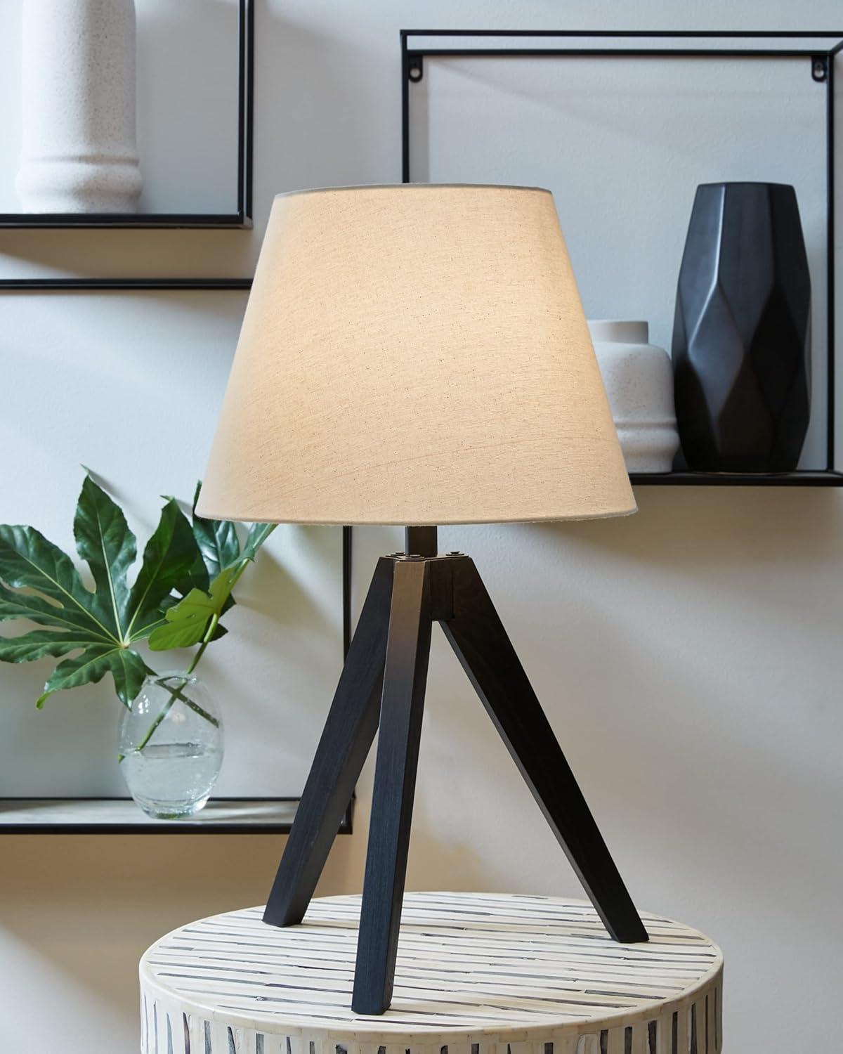 George Oliver Hacı Solid Wood Tripod Lamp (Set of 2)