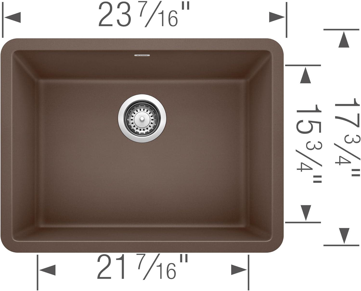 Precis SILGRANIT 24" L x 17.75" W Undermount Kitchen Sink