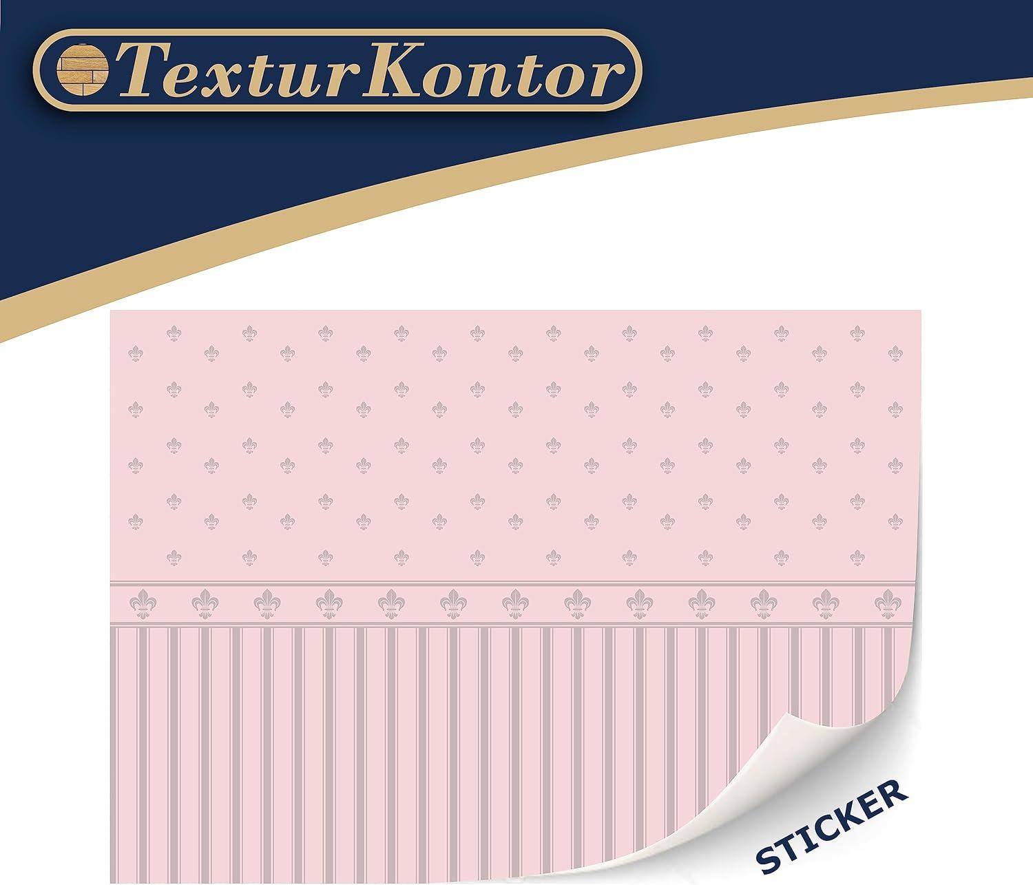 Lilibet 3 Sheets Self-Adhesive Wallpaper for Dollhouses - 1:12 Scale Classic & Victorian Wallpaper