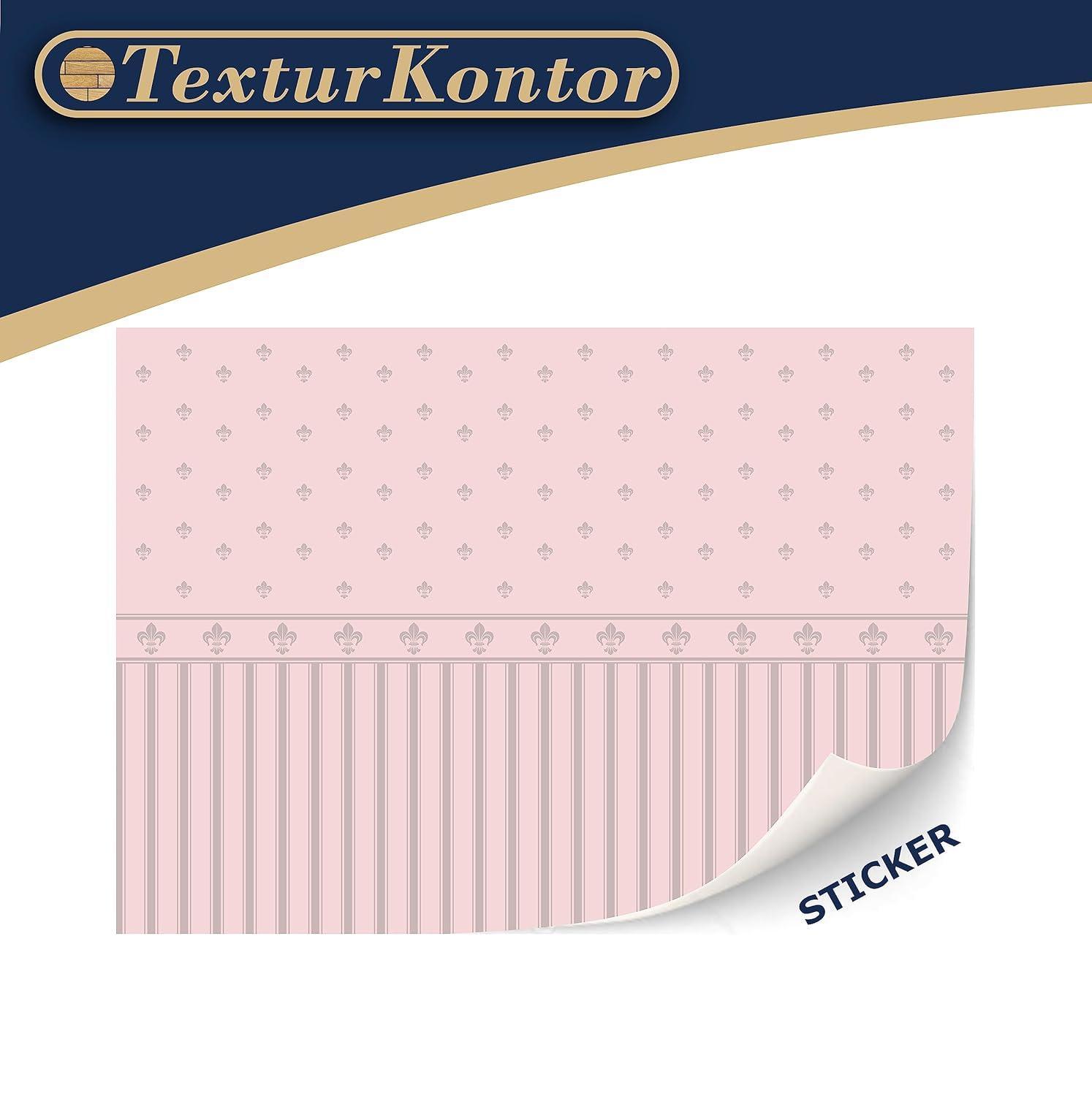 Lilibet 3 Sheets Self-Adhesive Wallpaper for Dollhouses - 1:12 Scale Classic & Victorian Wallpaper