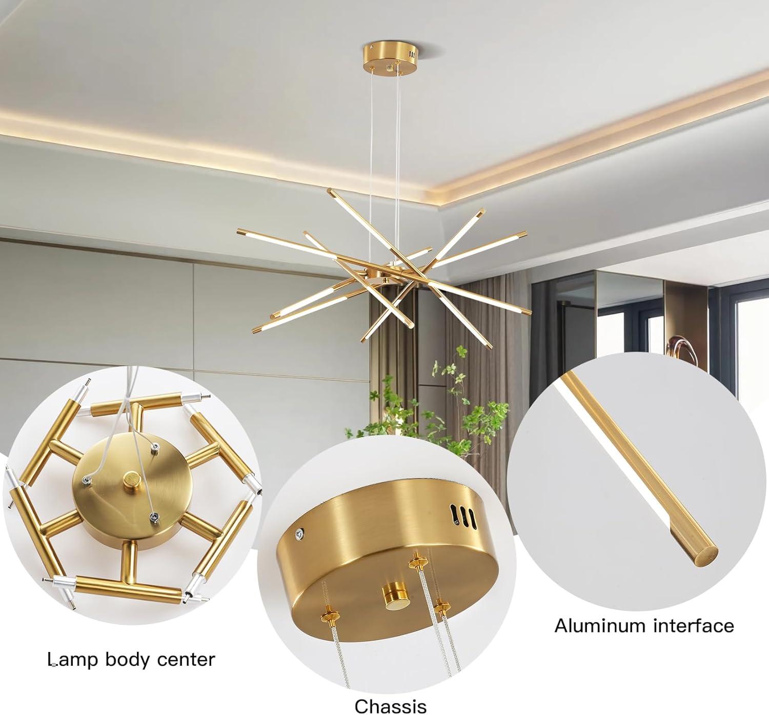 Mahonia 12 - Light Linear Chandelier