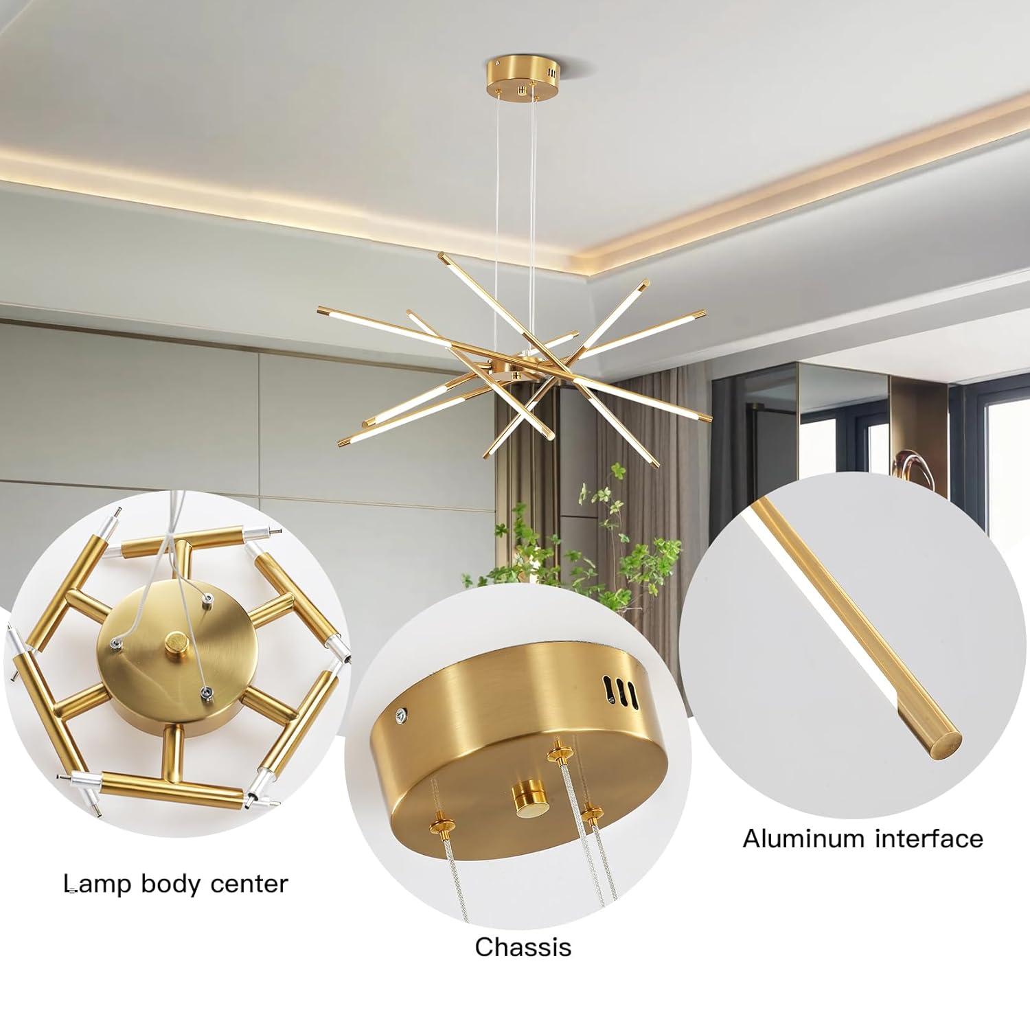 Mahonia 12 - Light Linear Chandelier