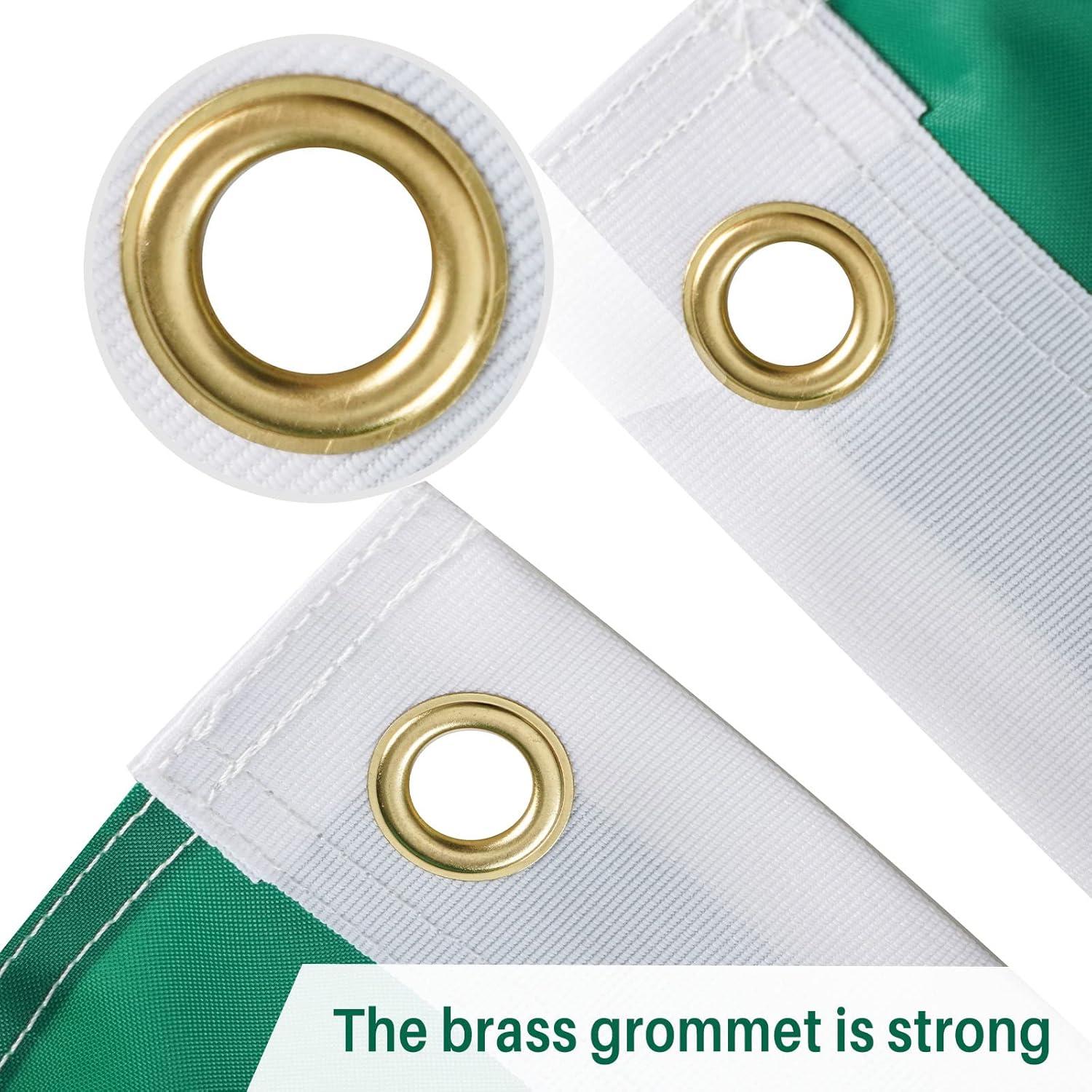 TOPFLAGS Ireland Irish Flag 12x18 Outdoor,Heavy Duty Sewn Stripes Irish Country Flags Vivid Color Fade-resistant for Outside