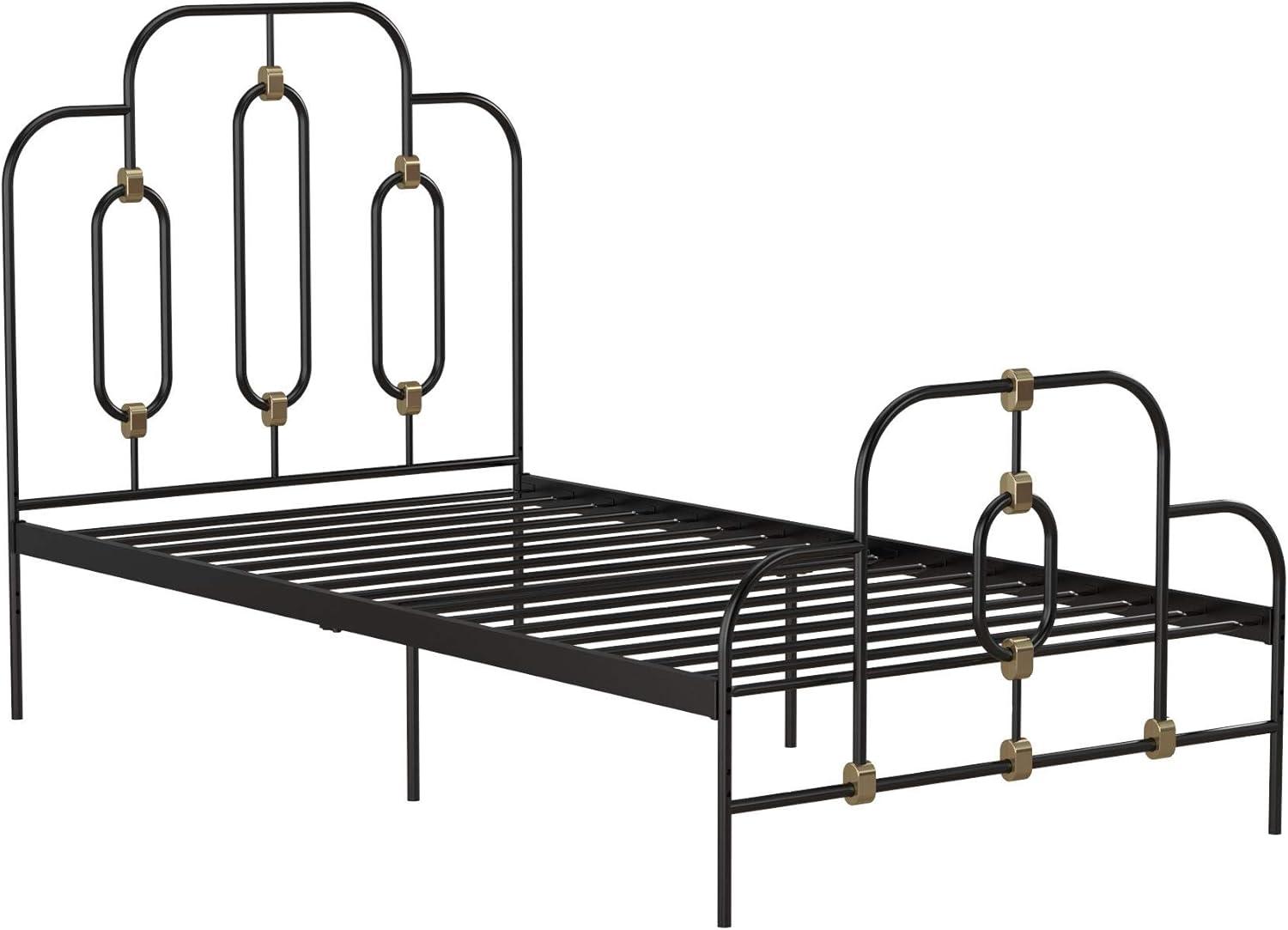 Olivia Metal Open-Frame Bed