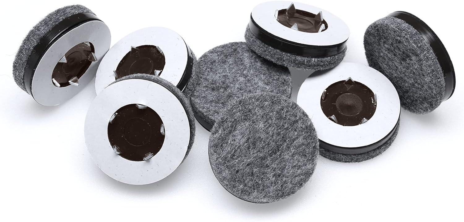 Slipstick Gorillafelt Cb270 Furniture Feet Floor Protectors/Felt Glides (Set Of 8) Tap On Felt Furniture Pads Guaranteed To Stay On, 1-1/2 Inch Round Sliders (Set of 8)