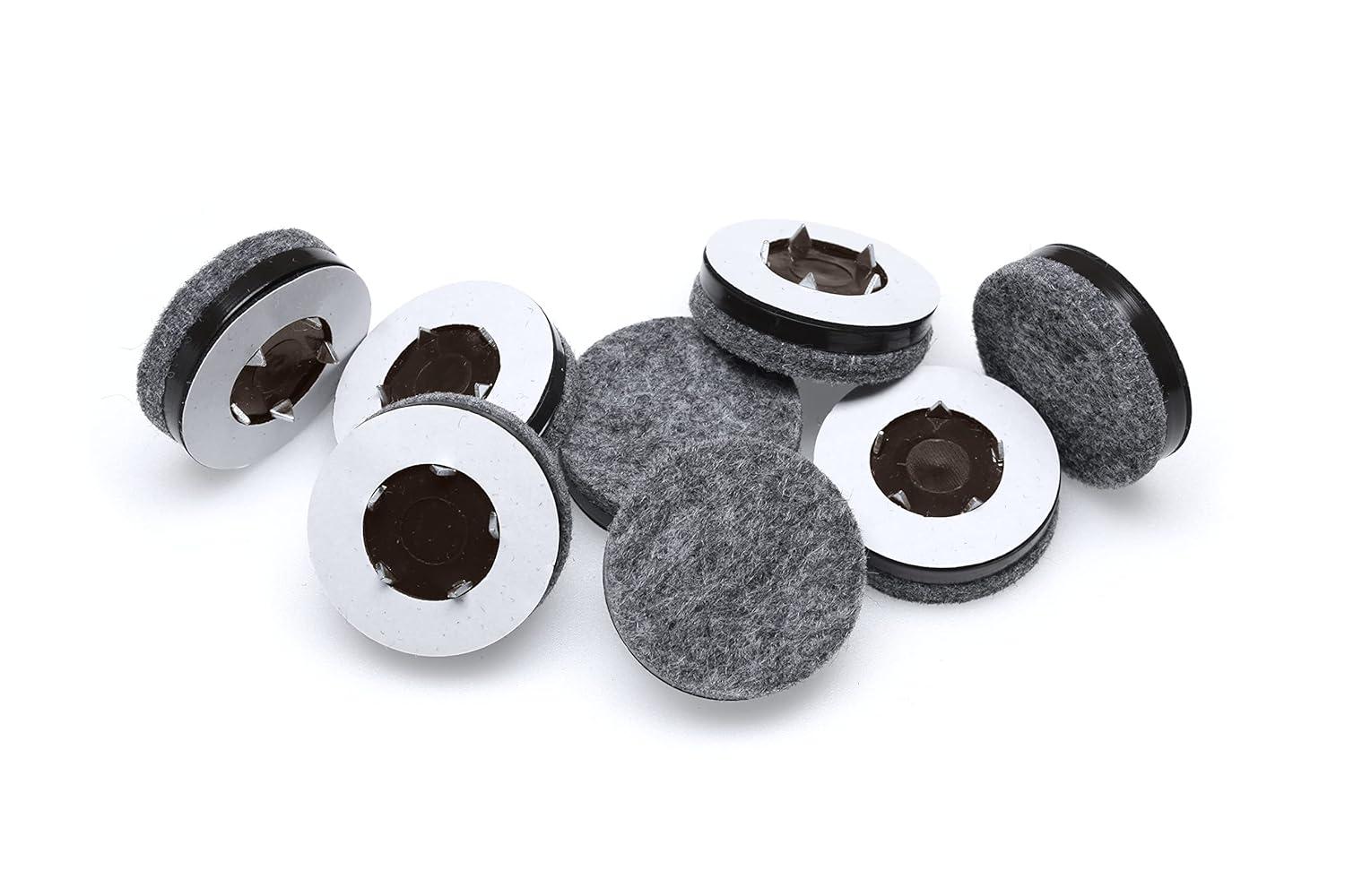 Slipstick Gorillafelt Cb270 Furniture Feet Floor Protectors/Felt Glides (Set Of 8) Tap On Felt Furniture Pads Guaranteed To Stay On, 1-1/2 Inch Round Sliders (Set of 8)