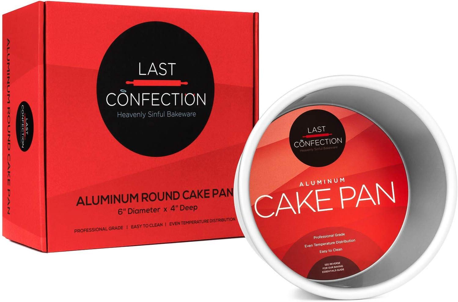 Last Confection Aluminum Round Cake Pans - Professional Bakeware