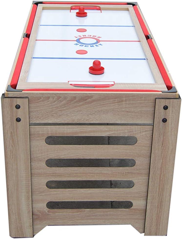 Hathaway Games Madison Multi Game Table with Foosball, Glide Hockey, Table Tennis, Billiards, Shuffleboard and Bowling