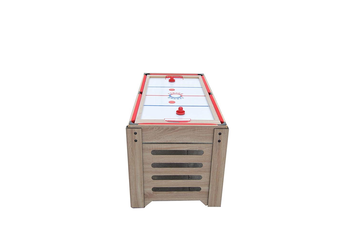 Hathaway Games Madison Multi Game Table with Foosball, Glide Hockey, Table Tennis, Billiards, Shuffleboard and Bowling