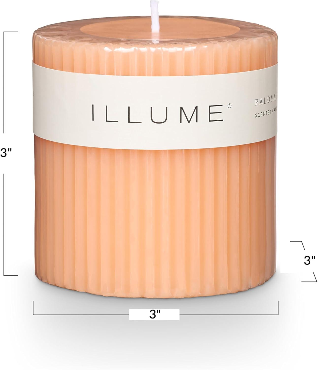 Selin Paloma Petal Pillar Candle