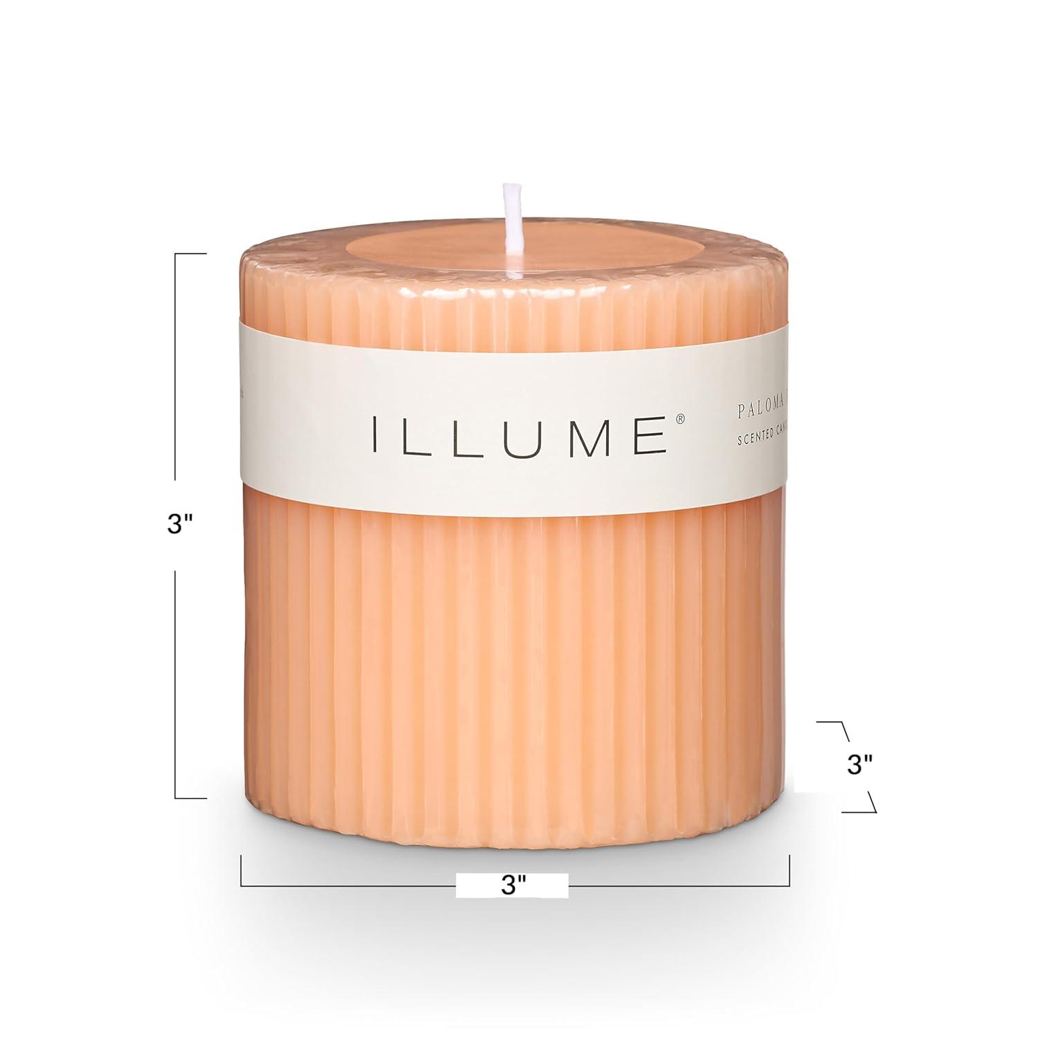 Selin Paloma Petal Pillar Candle