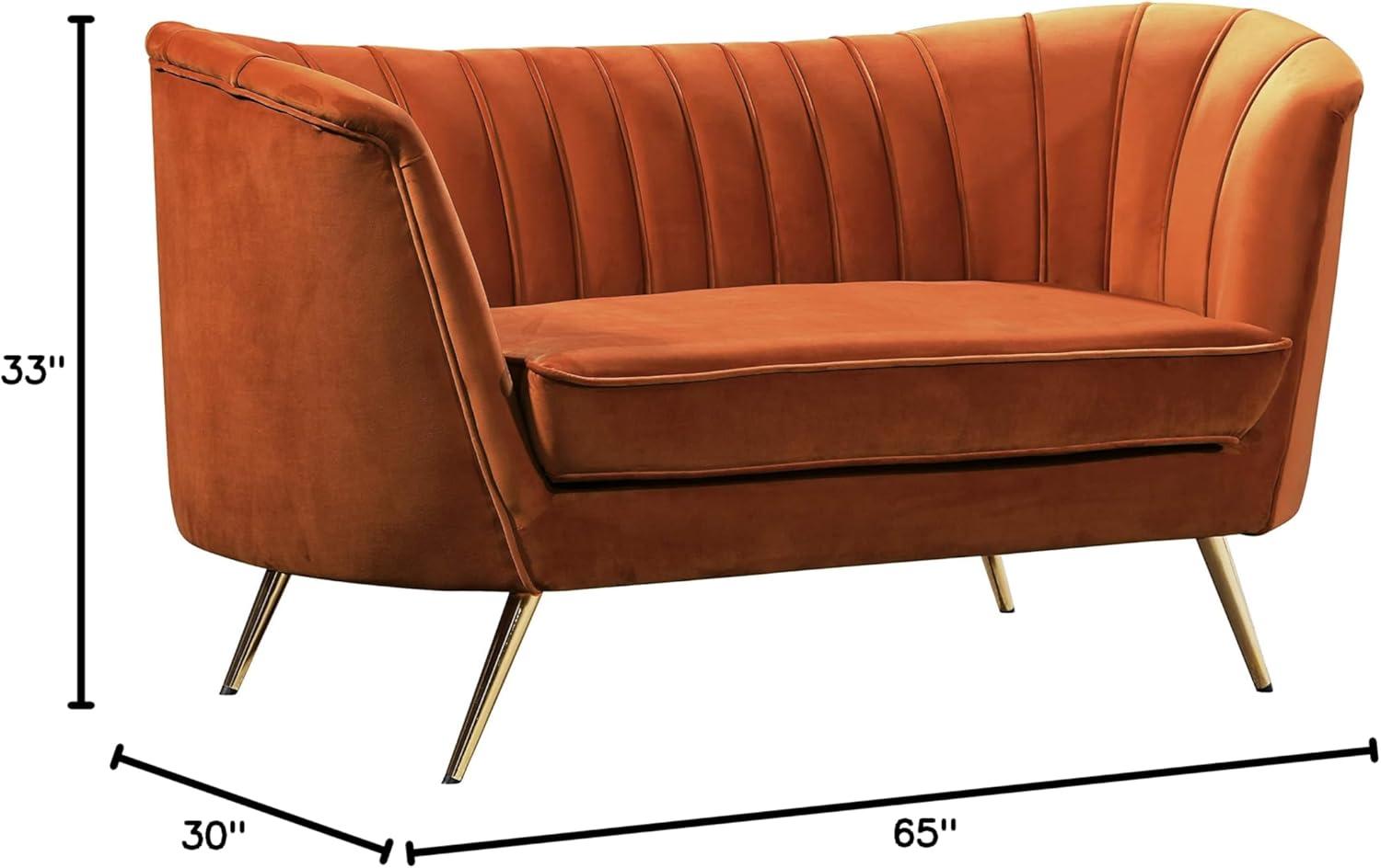 Maykoosh Retro Revival Velvet Loveseat