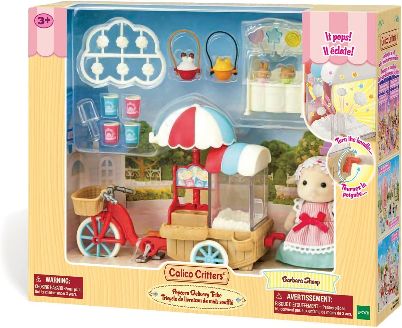 Calico Critters Popcorn Trike, Dollhouse Playset with Figure and Accessories