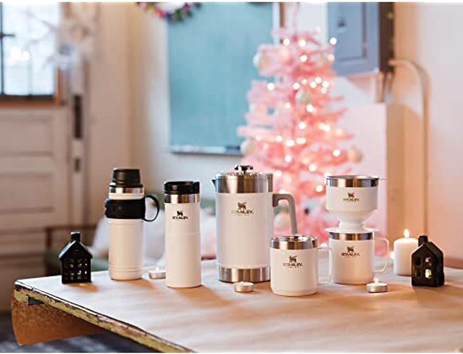 Polar White Stainless Steel Travel Mug with Tritan Lid