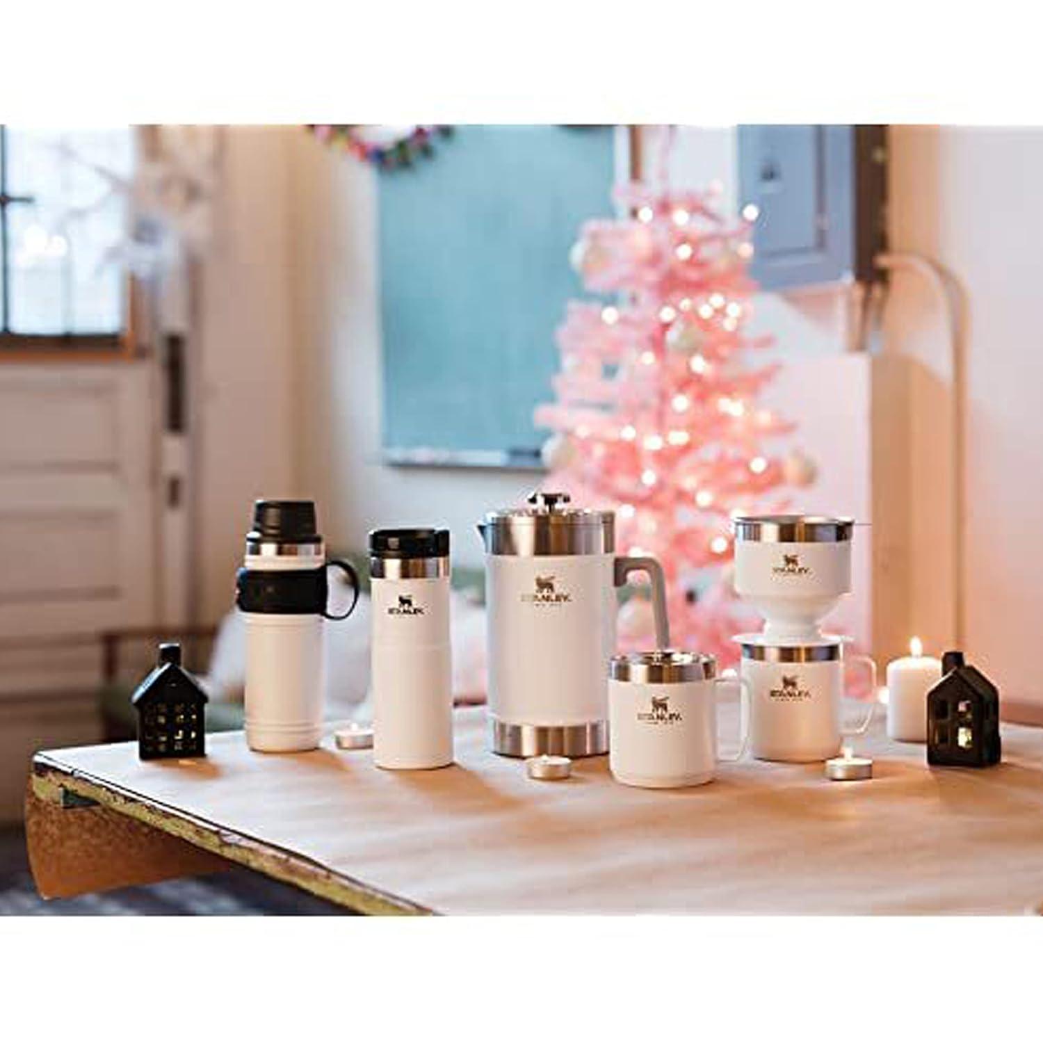 Polar White Stainless Steel Travel Mug with Tritan Lid