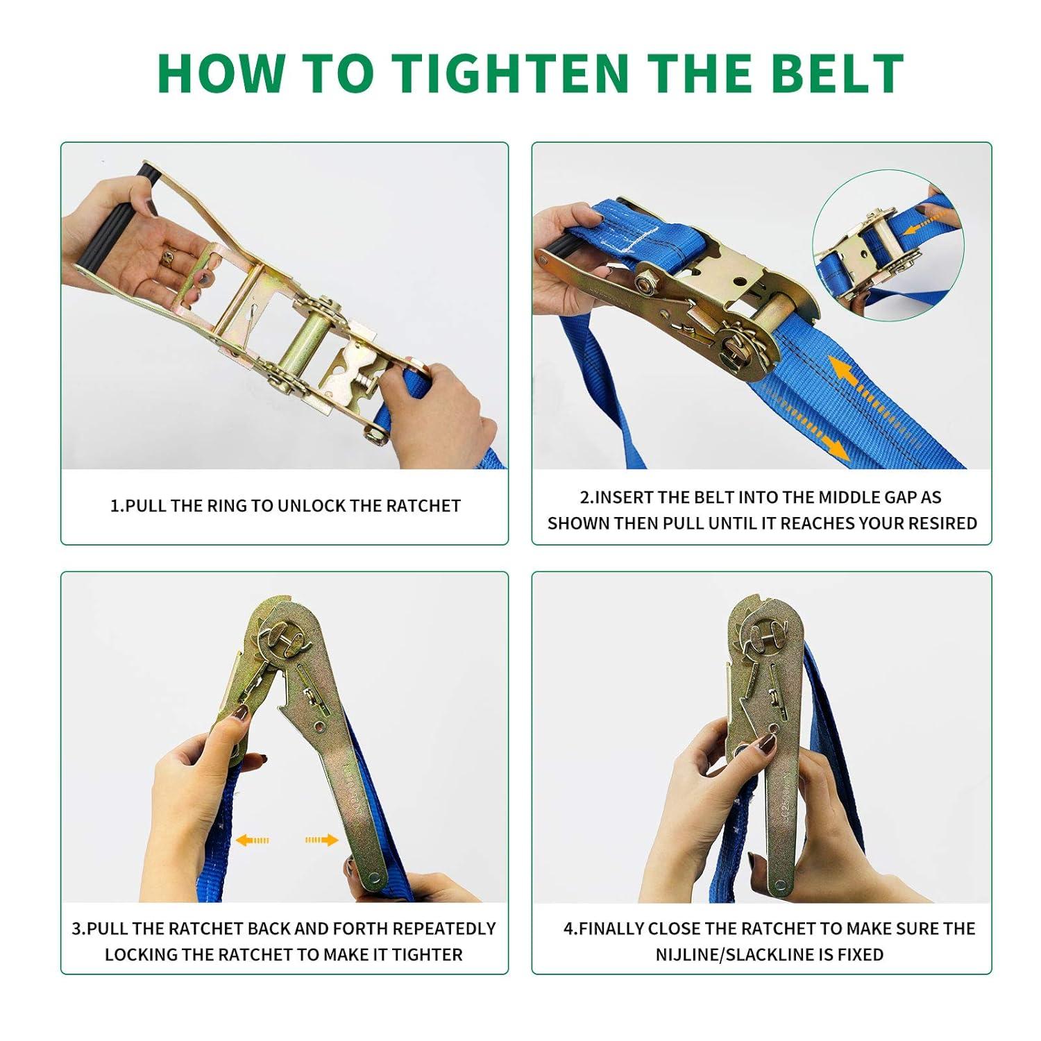 Ninja Warrior Obstacle Course Kit for Kids Ninja Slackline with 10 Accessories Monkey Bars, Ladder, Climbing Rope, Gym Rings, Swing, Monkey Fist for Backyard Training Equipment