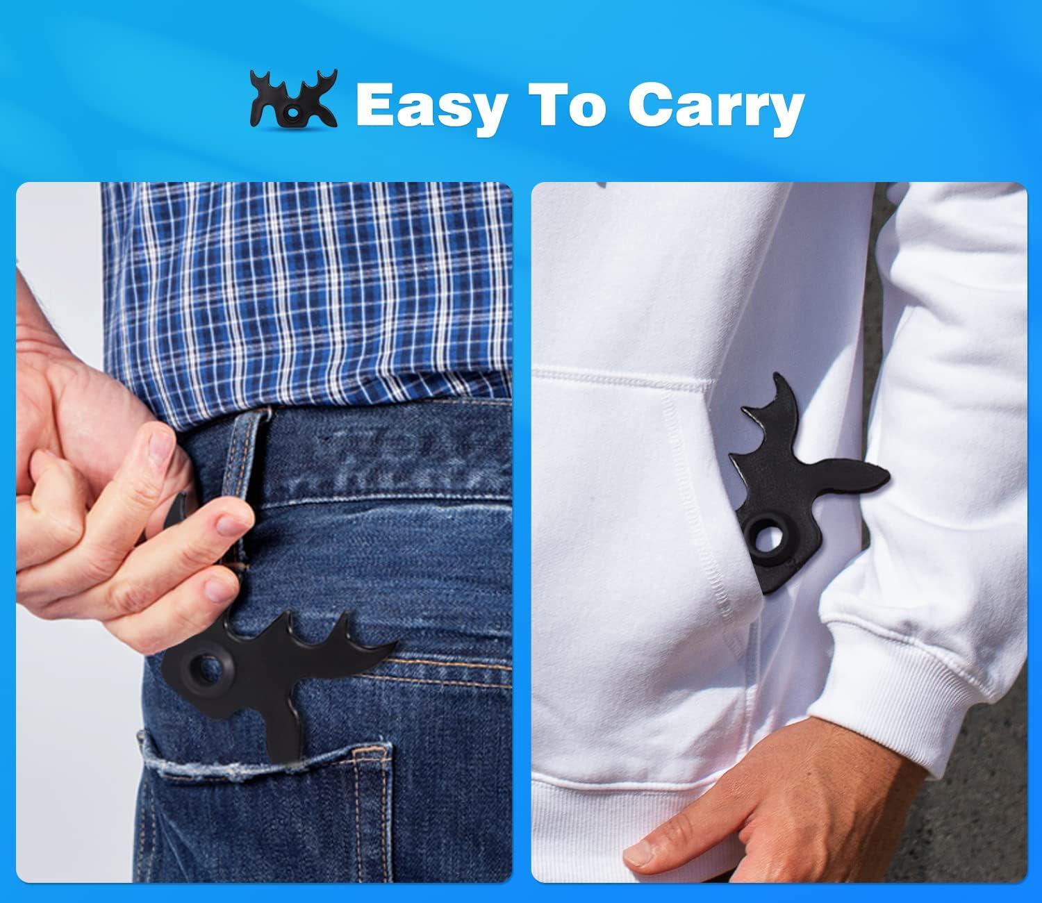 GSE Plastic Slip-On Billiard Cue Bridge Head – Moosehead Design, Universal Fit, Pool Billiard Accessories (2-Pack)