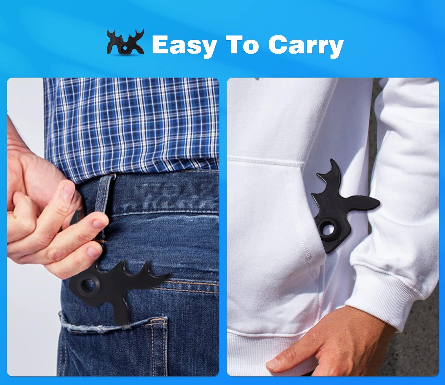 GSE Plastic Slip-On Billiard Cue Bridge Head – Moosehead Design, Universal Fit, Pool Billiard Accessories (2-Pack)