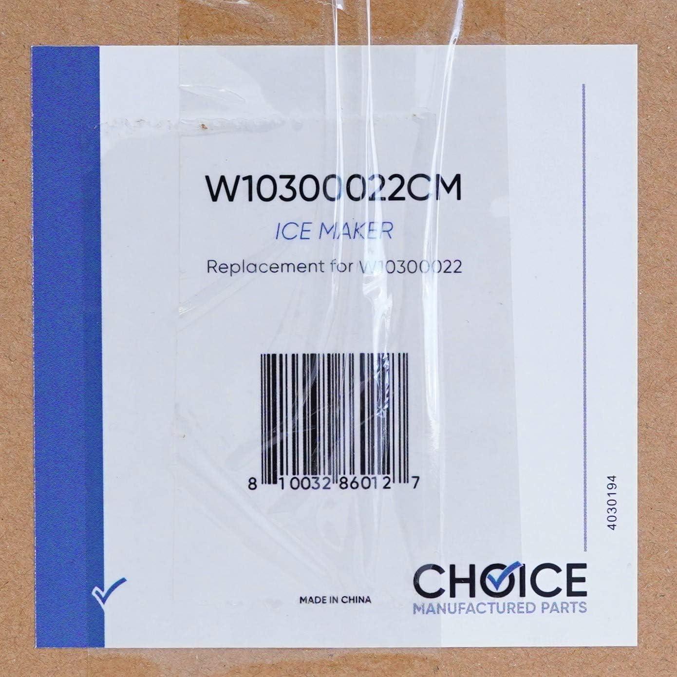 White and Black Electric Ice Maker Replacement for Whirlpool Refrigerators