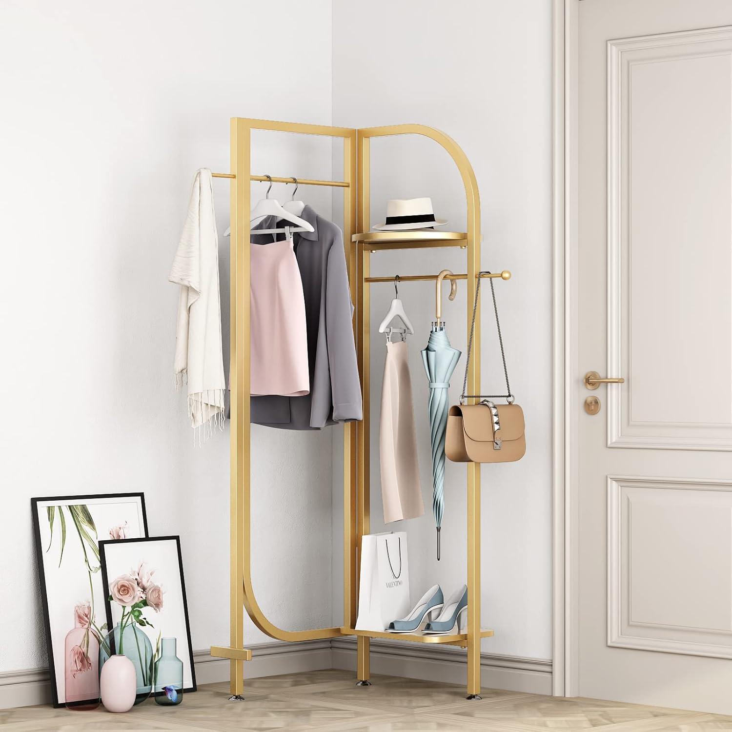 1'' Metal Adjustable Coat Rack