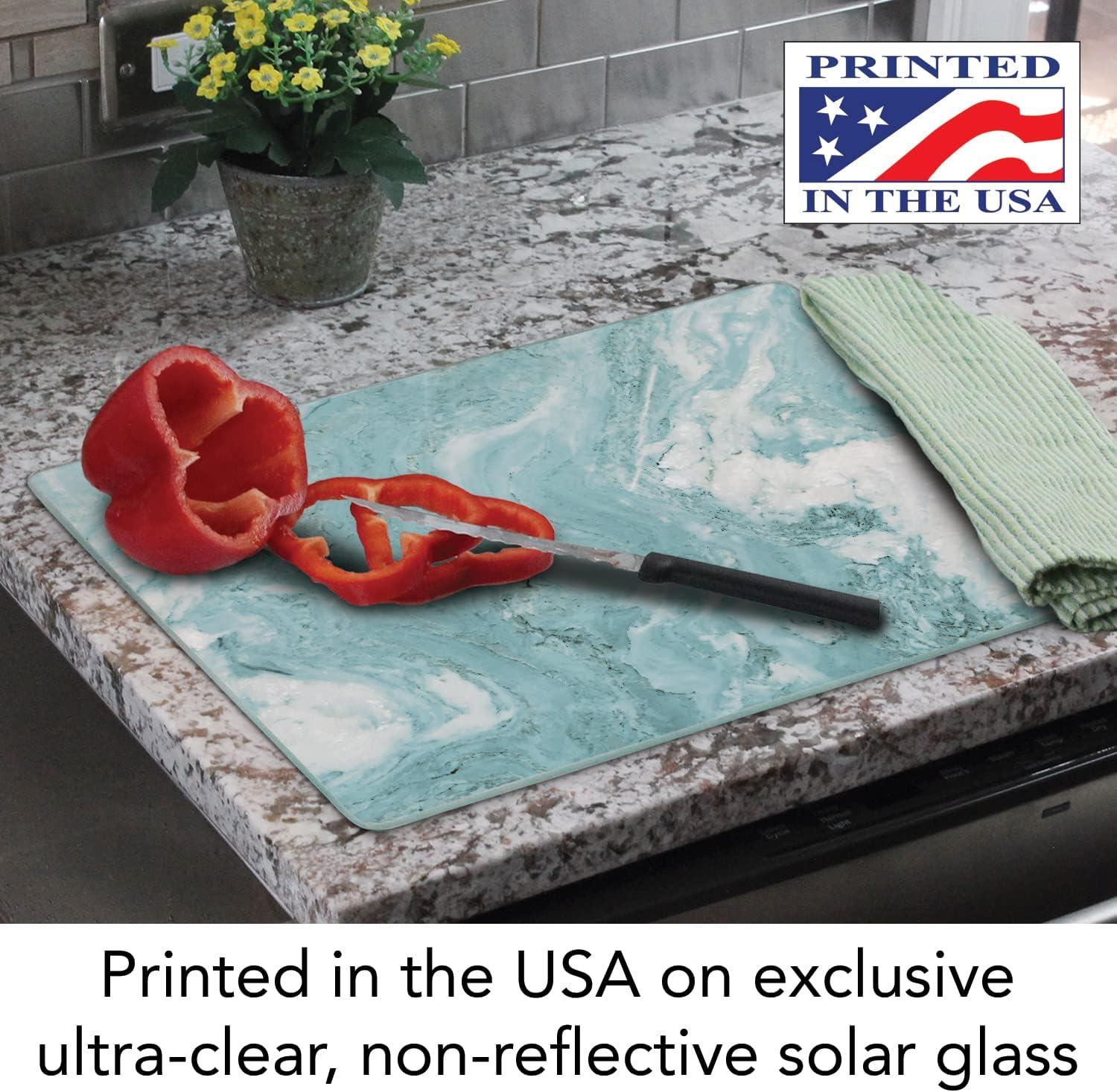 CounterArt Tempered Glass Quartz Cutting Board