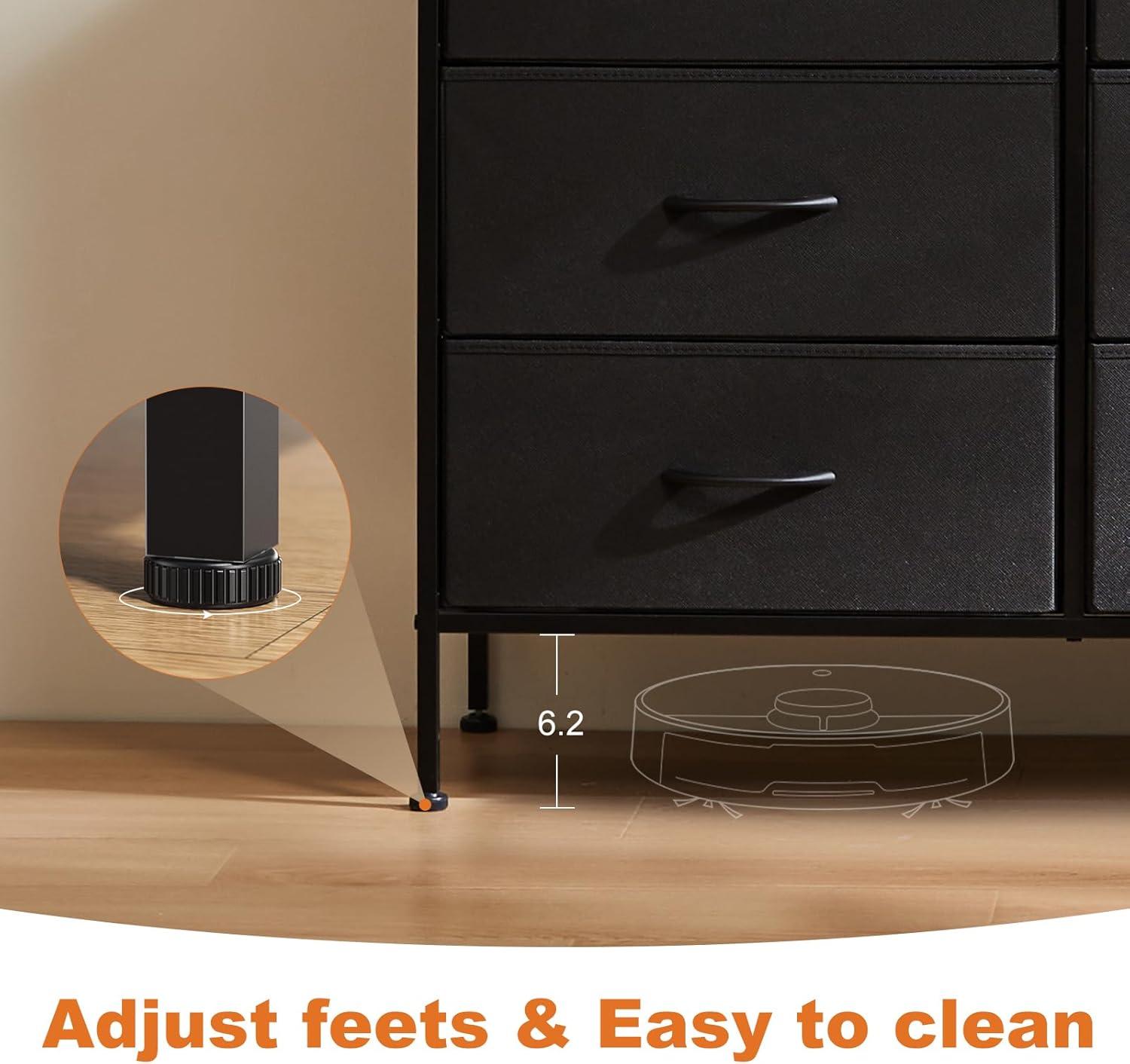 JIONJOY 6 - Drawer Dresser | Black