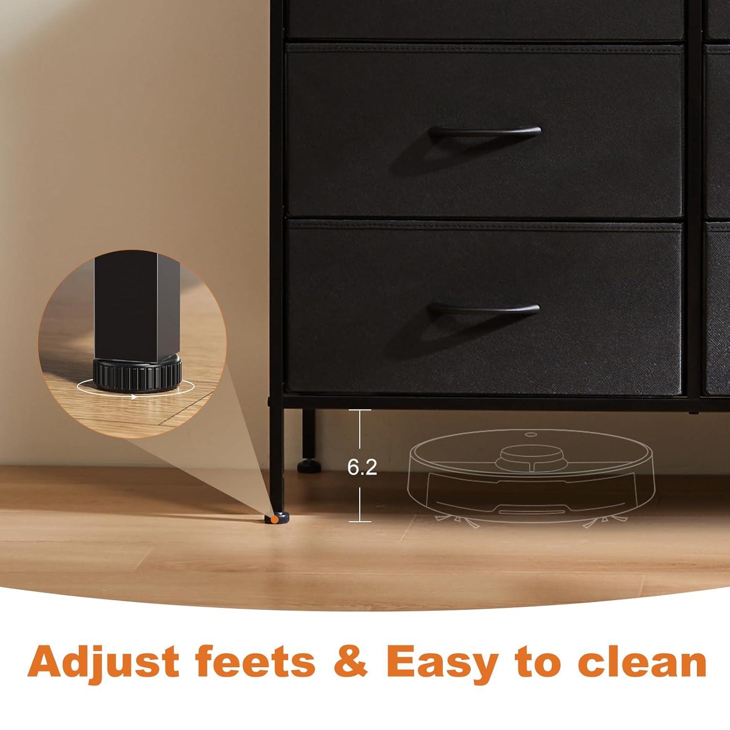 JIONJOY 6 - Drawer Dresser | Black