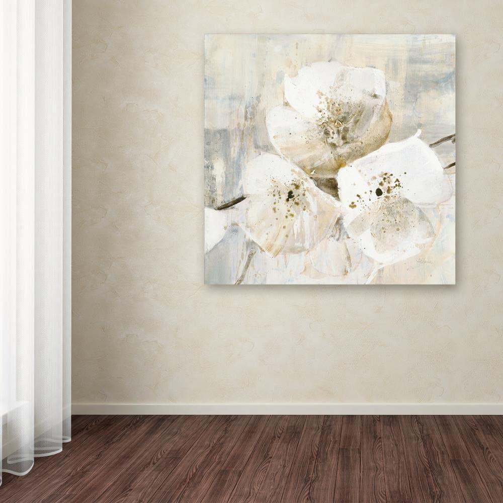 Trademark Fine Art " Elegance III Greige " by Albena Hristova