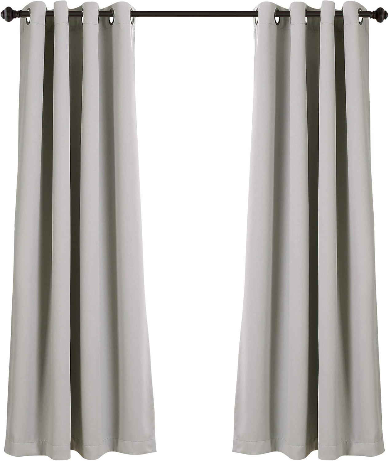 Insulated Polyester Blackout Curtain Pair (Set of 2)