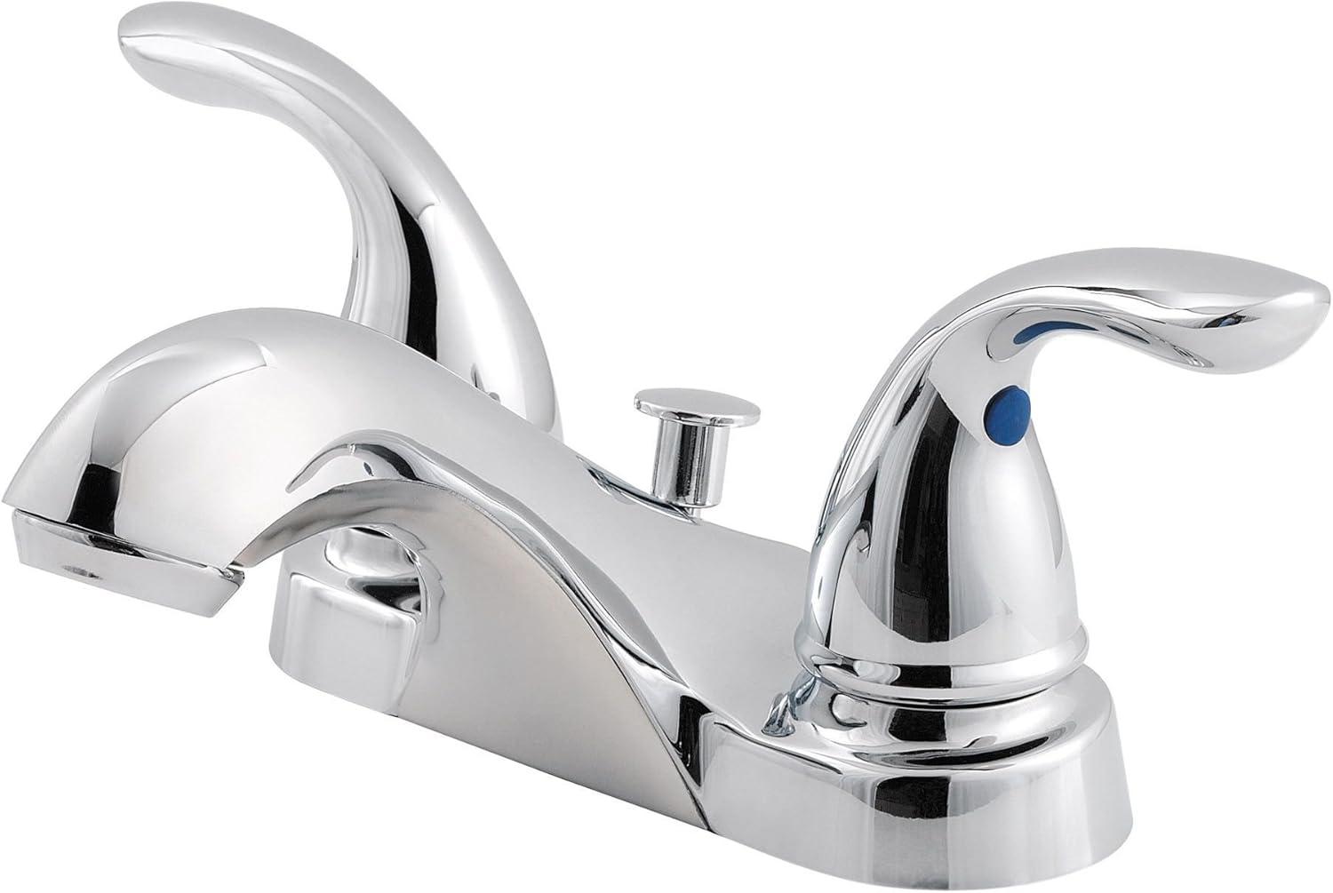 Centerset Bathroom Faucet with Drain Assembly