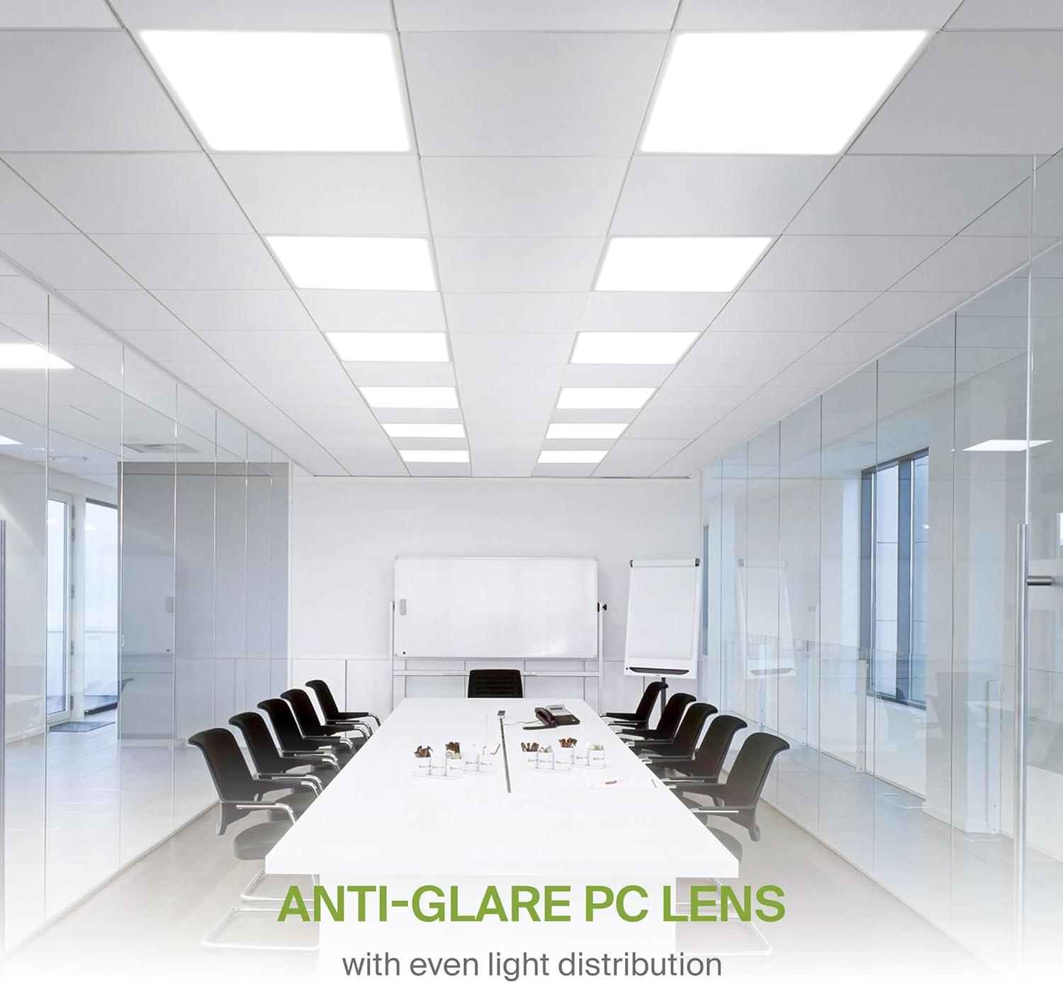 ASD 1x4 Surface Mount Frame for LED Flat Panel Light - Aluminum Surface Mounting Bracket Kit for Drop Ceiling - Low Profile Back-Lit Panels Mount Kit, White