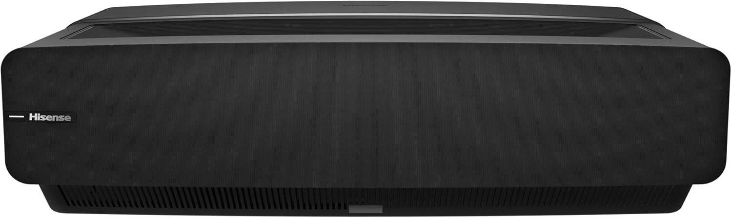 Hisense Laser TV 120L5F - DLP projector - laser/phosphor - 2700 lumens - 3840 x 2160 - 16:9 - 4K - ultra short-throw lens - IEEE 802.11a/b/g/n/ac wireless / Bluetooth / LAN - gray, black - with 120" projection screen