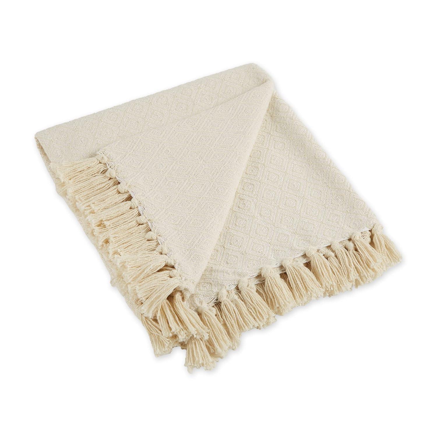 Design Imports Hand Woven Throw Blanket