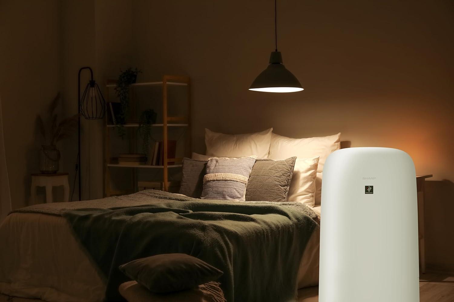 Sharp White Smart Air Purifier and Humidifier with HEPA Filter