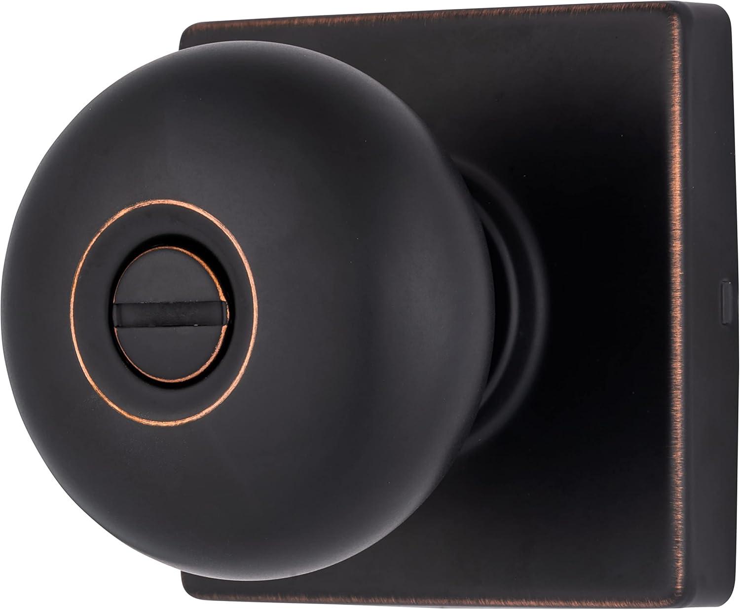 Brinks Mendocino Series Privacy Contemporary Ball Knob
