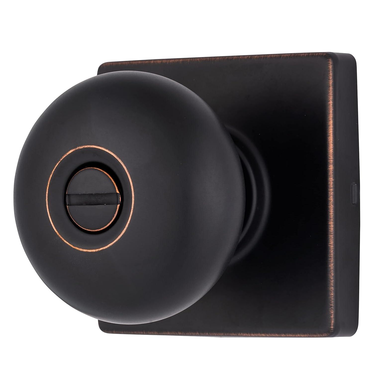 Brinks Mendocino Series Privacy Contemporary Ball Knob