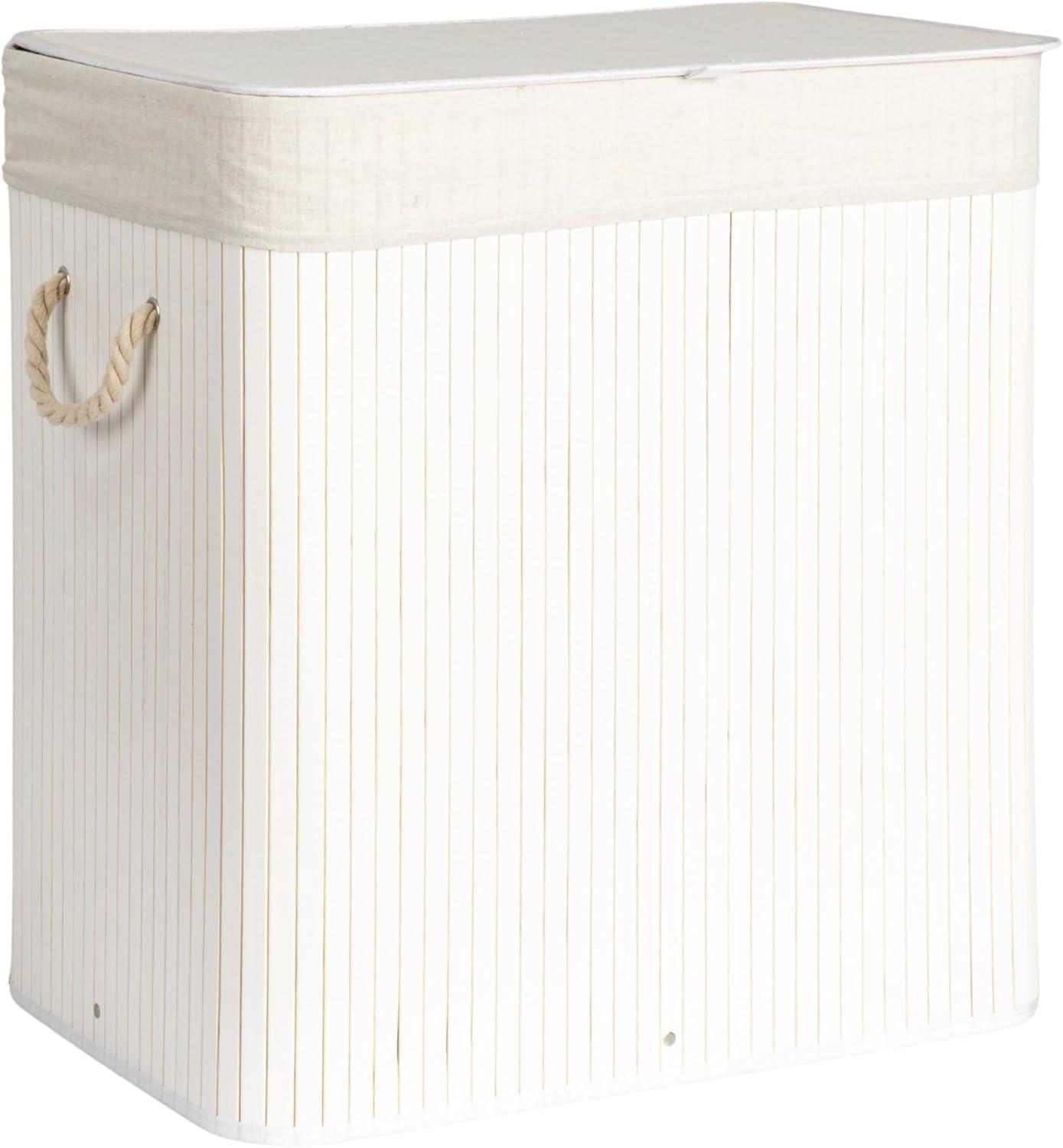 Household Essentials Grove Bamboo Laundry Hamper with Handles