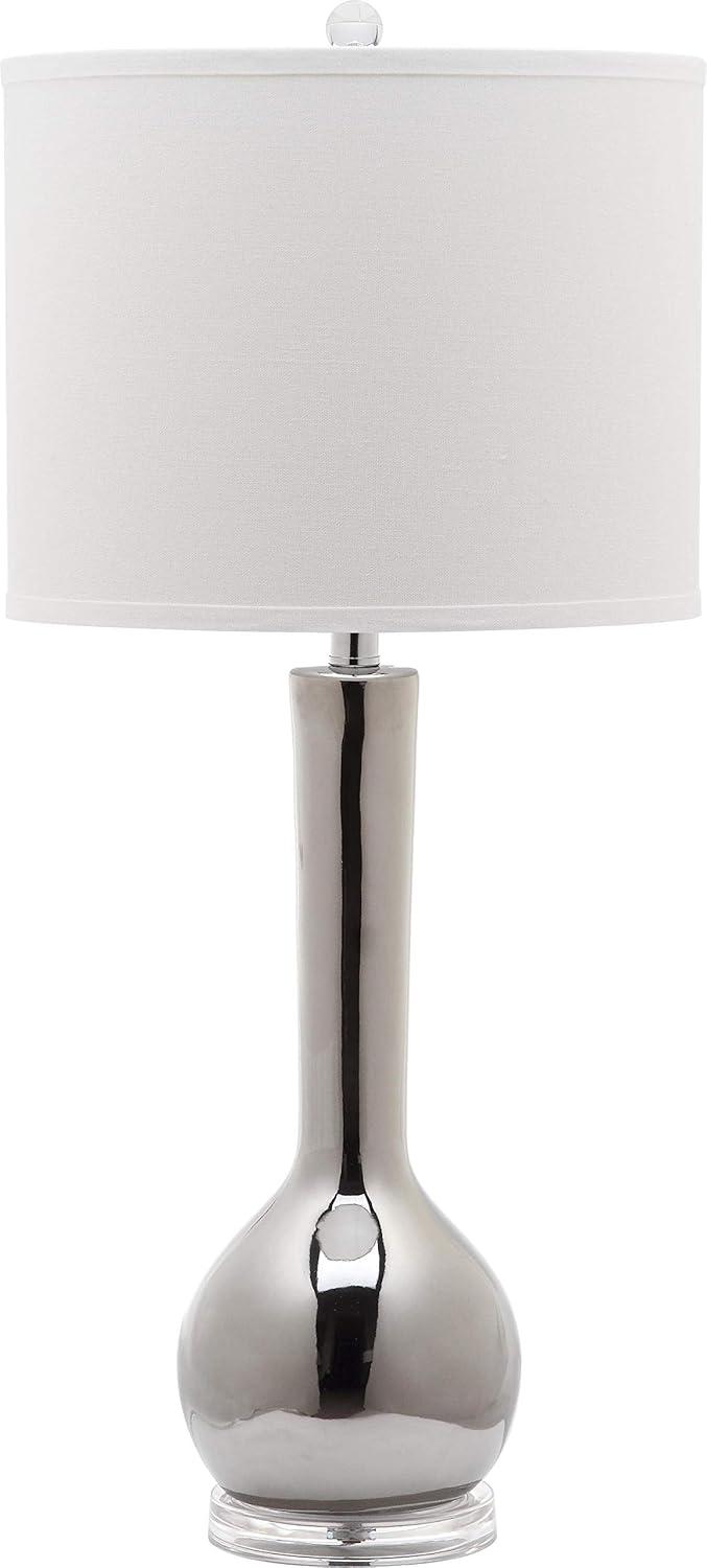 Mae Long Neck Table Lamp - 30.5 Inch Height - LIT4091 - White - Safavieh