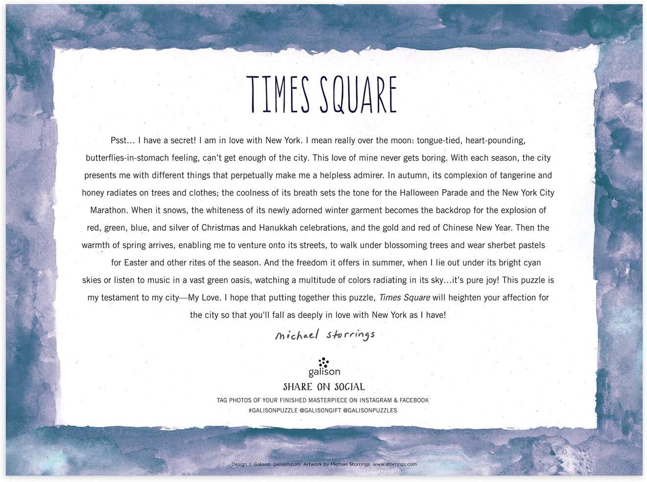 Michael Storrings Times Square 1000 Piece Puzzle (Other)