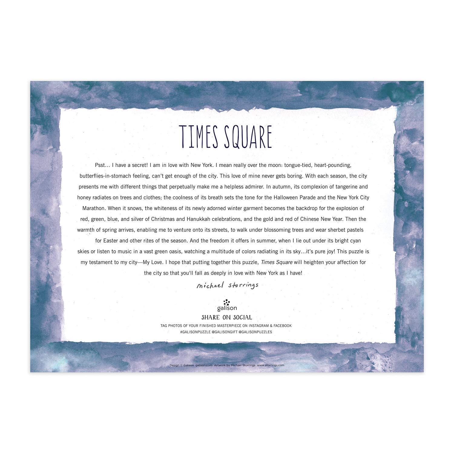 Michael Storrings Times Square 1000 Piece Puzzle (Other)