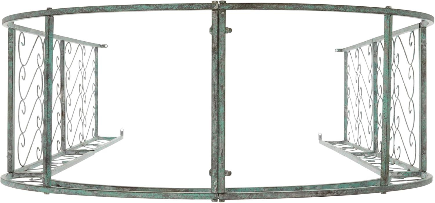 Pagan 48.5'' W x 18.5'' D Iron Arbor in Green